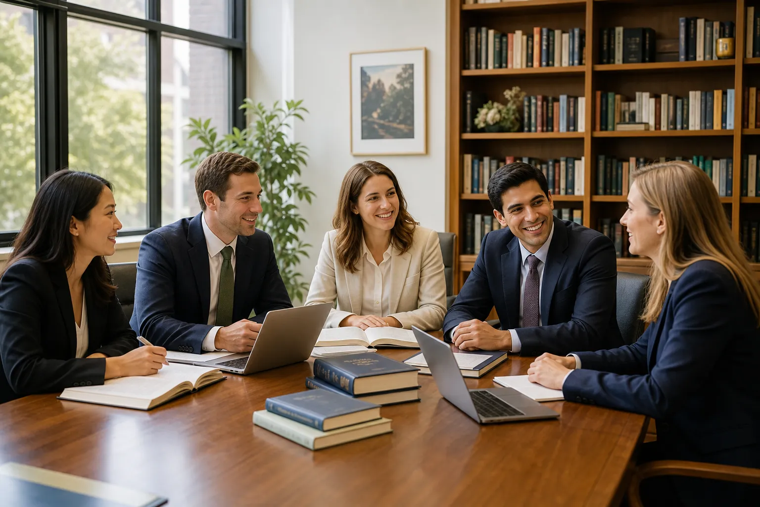 Ivy League admissions consulting team in discussion
